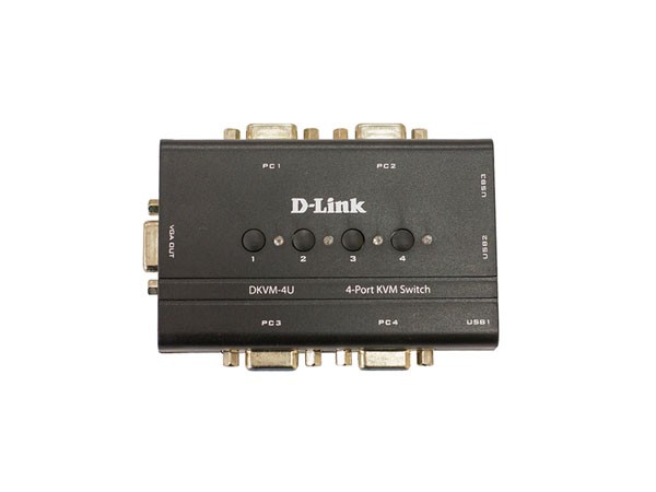سوییچ 4 پورت KVM USB دی-لینک مدل DKVM-4U