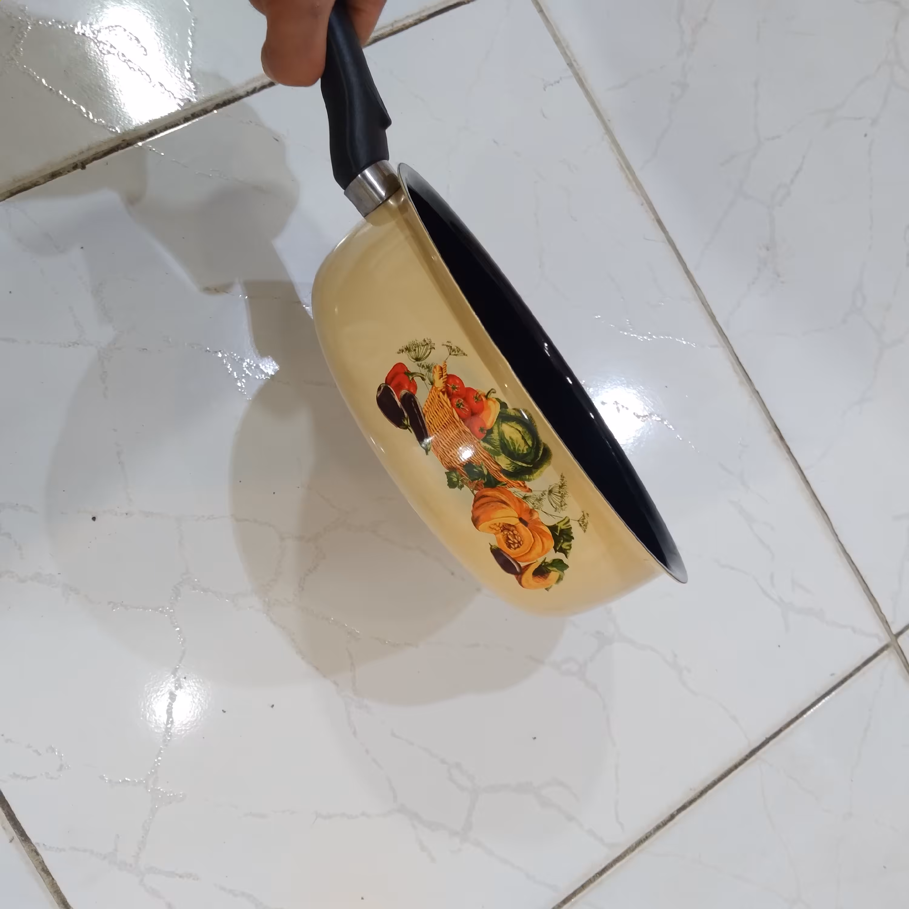 ماهی تابه لعابی روسی لعاب