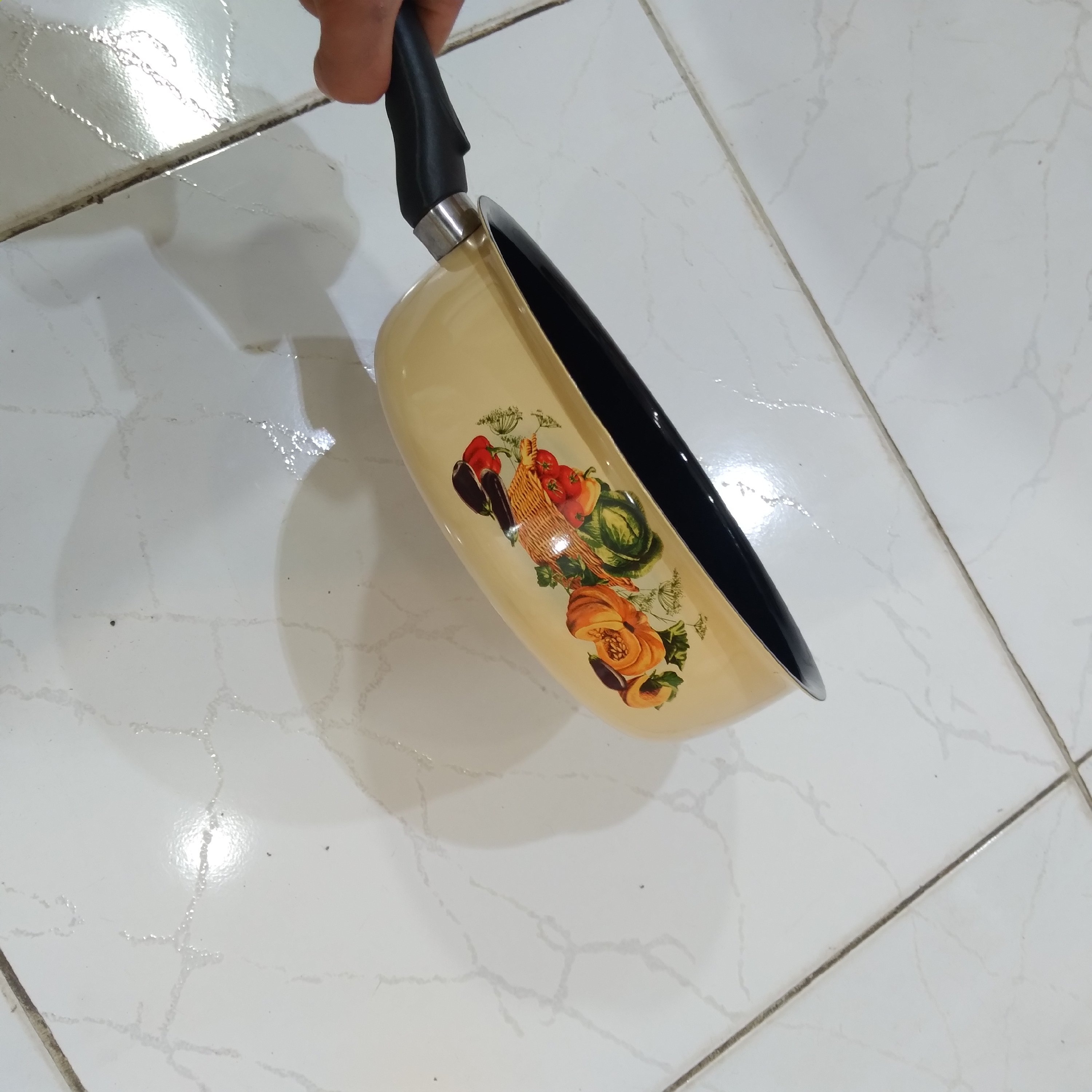 ماهی تابه لعابی روسی لعاب