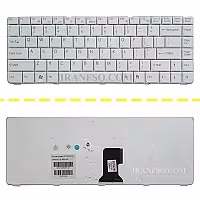 کیبرد لپ تاپ سونی VGN-NR سفید-فلت کج