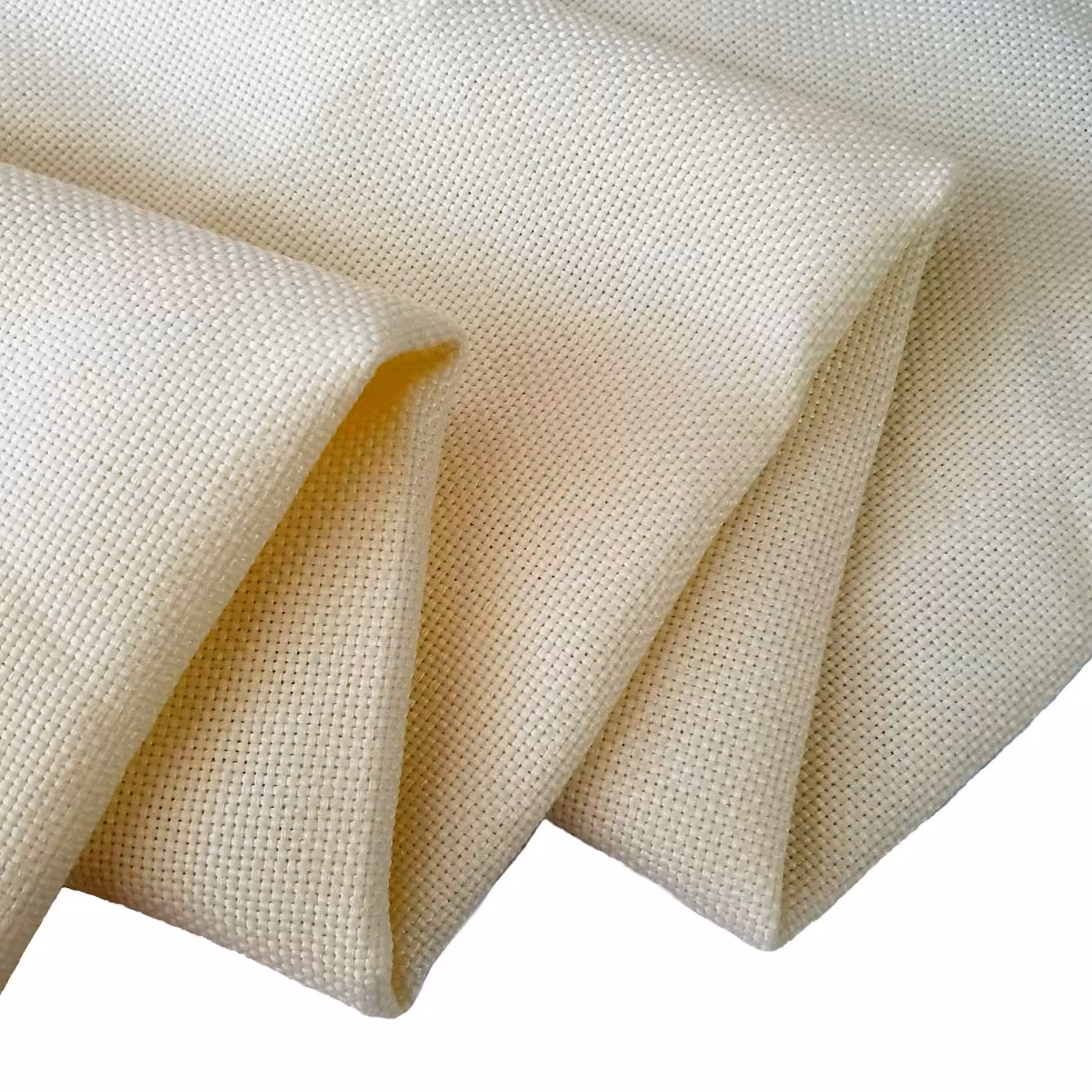 پارچه شماره دوزی 24 کانت رنگ کرمی طول 0.5 متر عرض 150 سانتیمتر