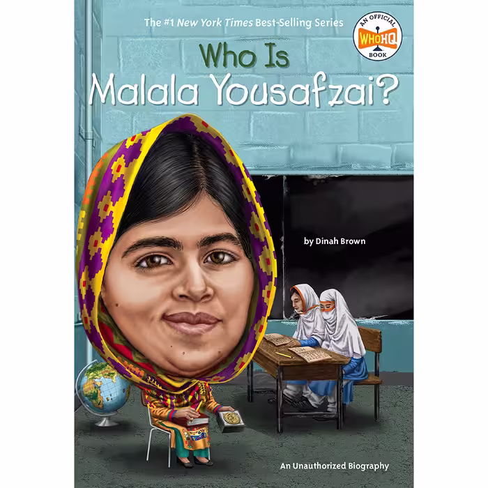 کتاب زبان اصلی Who Is Malala Yousafzai Who Was انتشارات Penguin Workshop