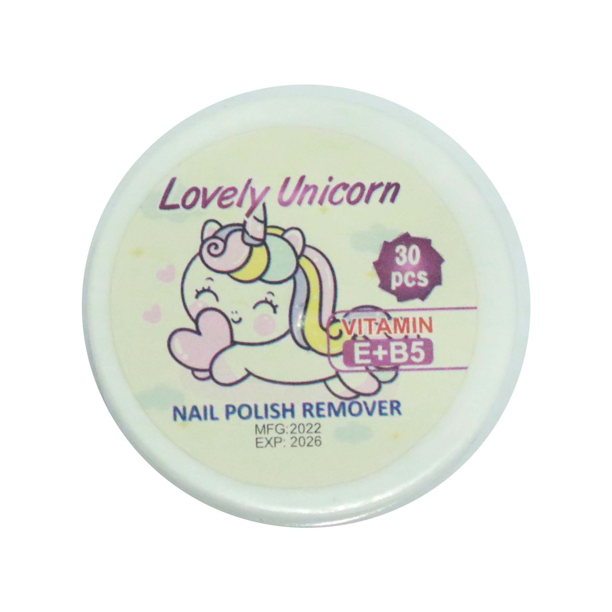 پد لاک پاک کن ورقه ای 30 عددی unicorn