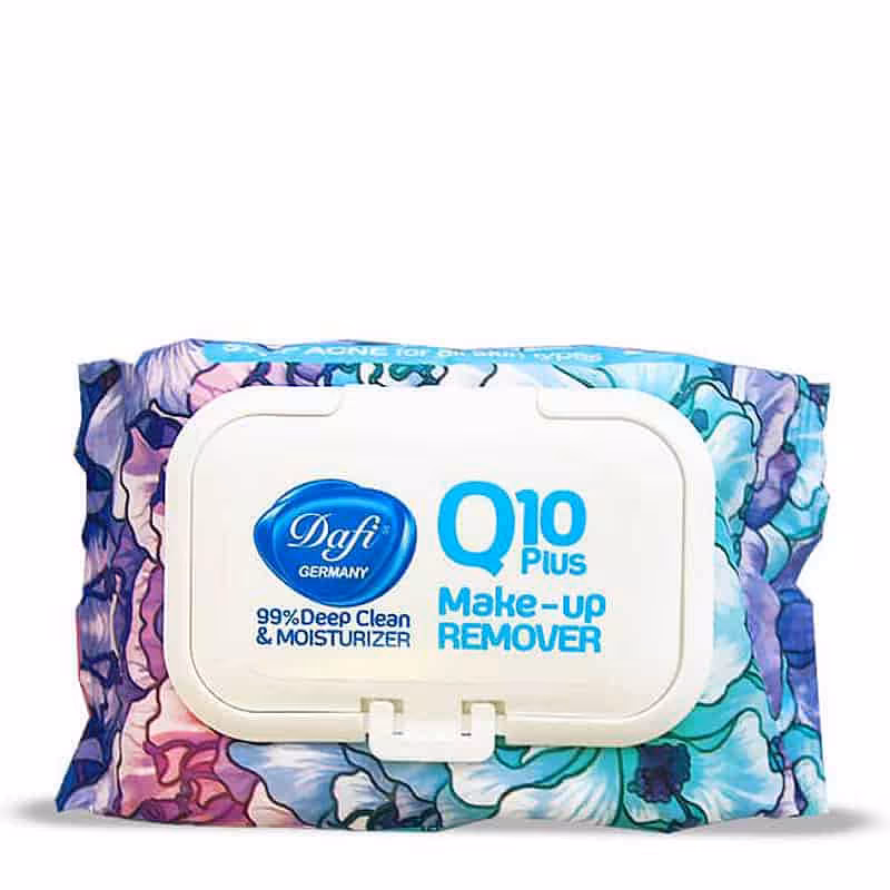 قیمت خرید اینترنتی دستمال مرطوب پاک کننده آرایش دافی مدل Q10 Stop Irritation | فارموکسین
