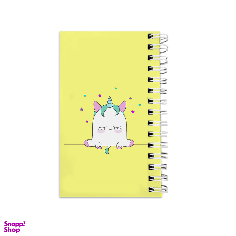دفترچه یادداشت ۶۴ برگ مدل To Do List طرح یونیکورن فانتزی کد bambi28336