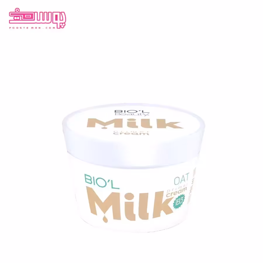 کرم مرطوب کننده بیول مدل شیر و جو حجم 200ml