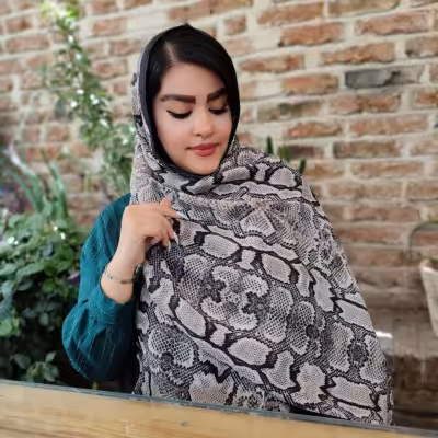 شال نخی چاپی