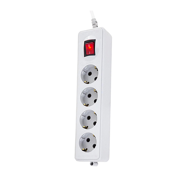چهارخانه برق ارت دار پارت الکتریک مدل 293 طول 1.8 متر