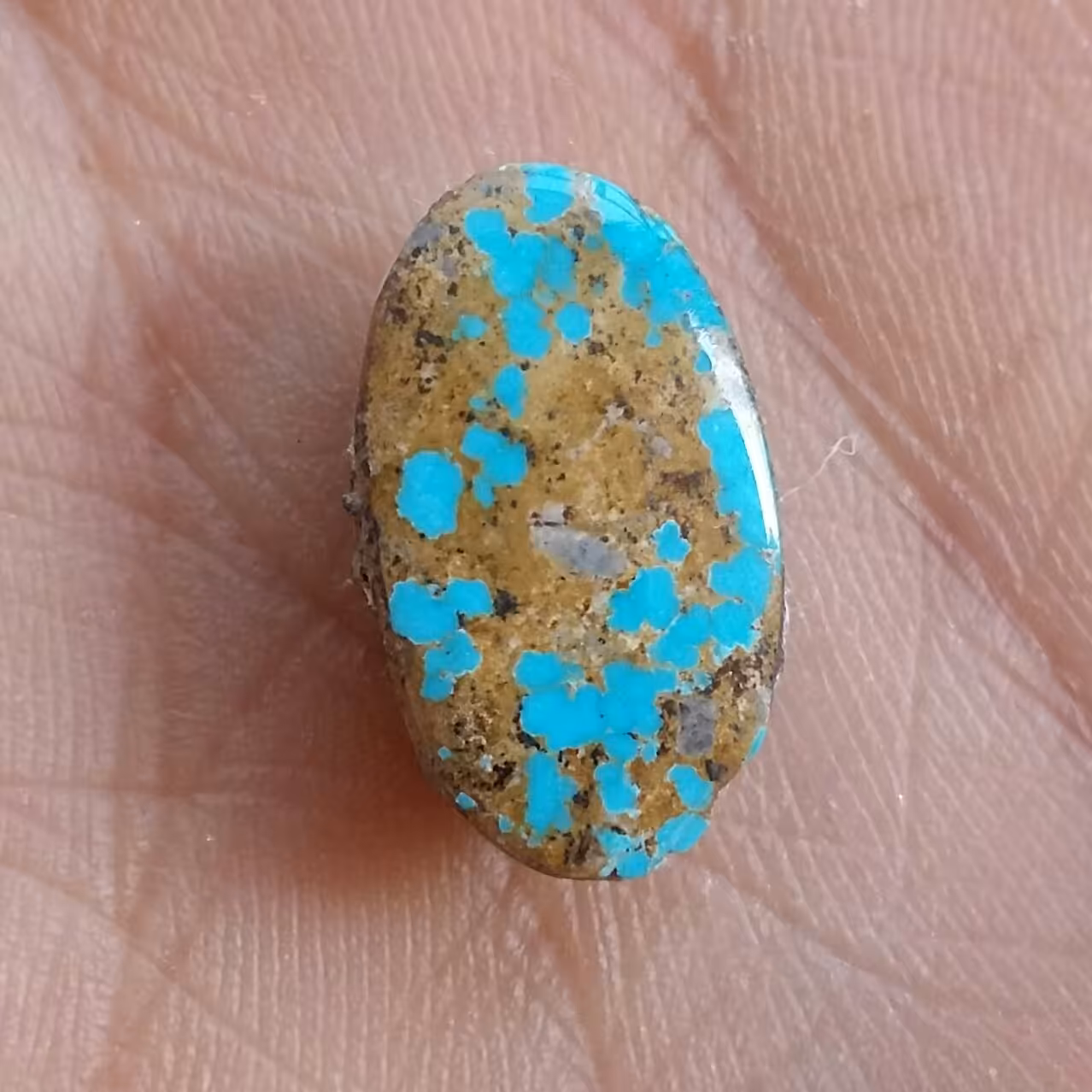 نگین فیروزه
آبی عنکبوتی زیبا خوش رنگ و بسیار فاخر
بدون بهسازی
کاملا طبیعی محشرر