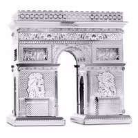 پازل فلزی 3 بعدی مدل Arc de Triomphe (طاق پیروزی پاریس)