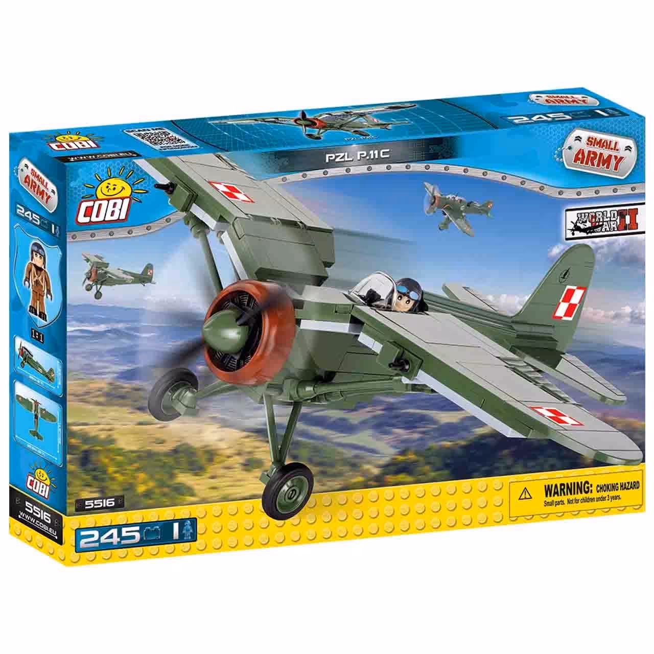 لگو کوبی مدل smallarmy PZL P-11 C