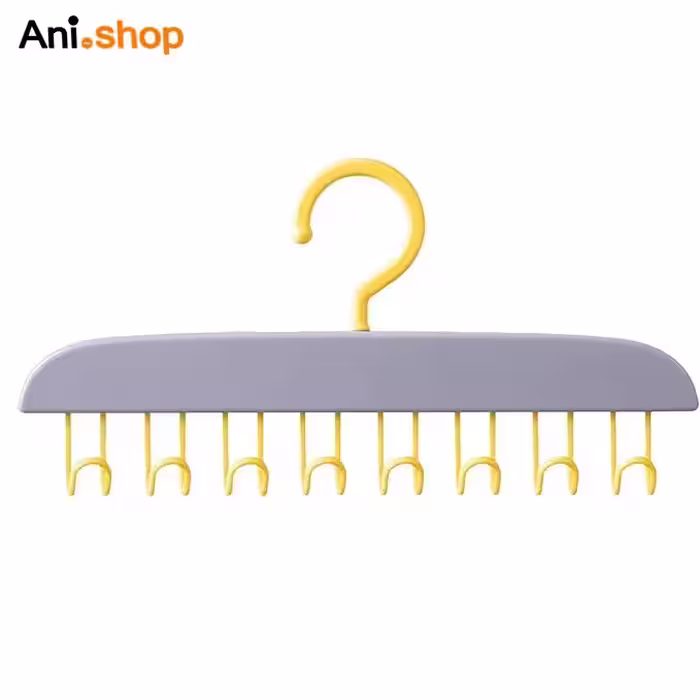 آویز چند کاره چسبی 8 شاخه