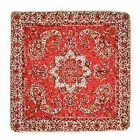 کوسن و رومیزی ترمه ابریشمی برند هاشمی سایز 50در50