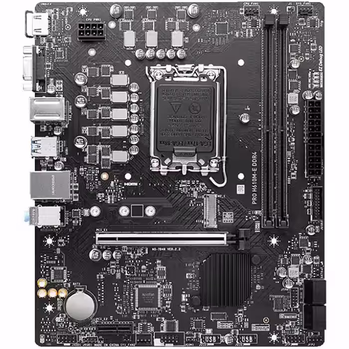 مادربرد ام اس آی مدل PRO H610M-E DDR4
