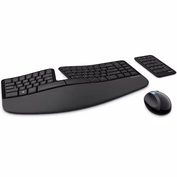 کیبورد و ماوس بیسیم مایکروسافت مدل Sculpt Ergonomic Desktop