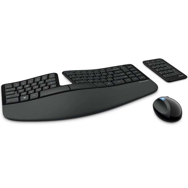 کیبورد و ماوس بیسیم مایکروسافت مدل Sculpt Ergonomic Desktop