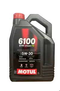 روغن و مکمل موتور 6100FE 5W30 5LT اورجینال Motul