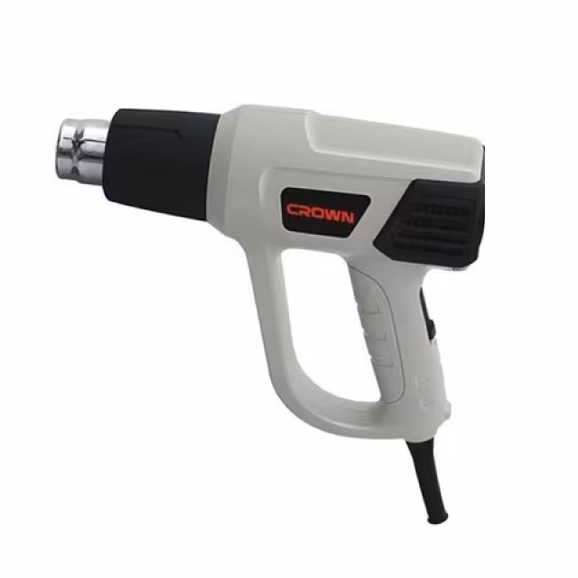 سشوار صنعتی 2000 وات به همراه لوازم جانبی کرون مدل Crown CT19007 با 12 ماه گاران