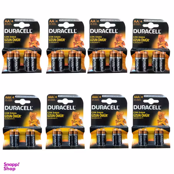 باتری قلمی و نیم قلمی دوراسل مدل SH-763 بسته 32 عددی