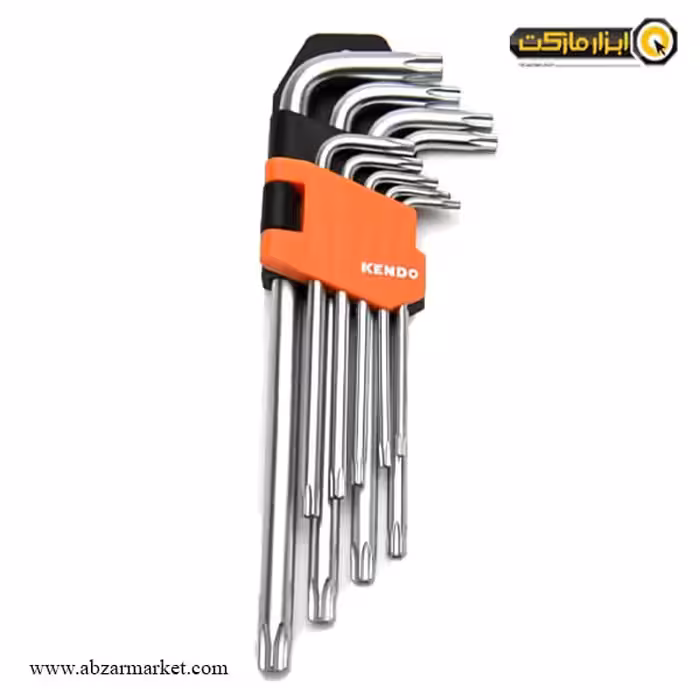 آچار آلن ستاره ای کندو کارتی بلند 9 عددی مدل KE-20742