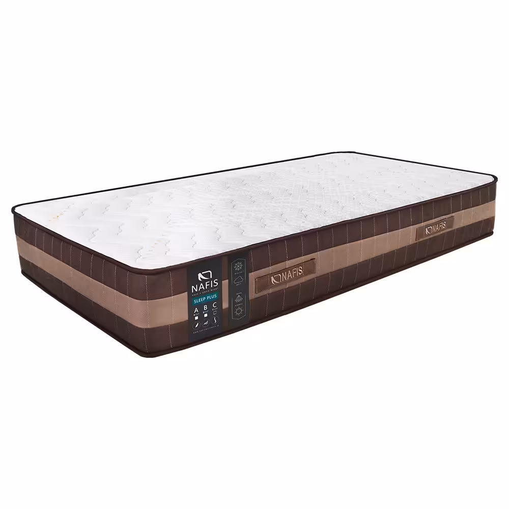 تشک یک نفره نفیس مدل اسلیپ پلاس C سایز 100*200 سانتیمتر