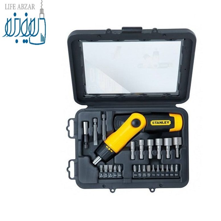 مجموعه 25 عددی سری پیچ گوشتی و آچار استنلی کد 022-63-0
