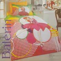 لحاف یک نفره صد در صد ترک طرح دختر بالرین