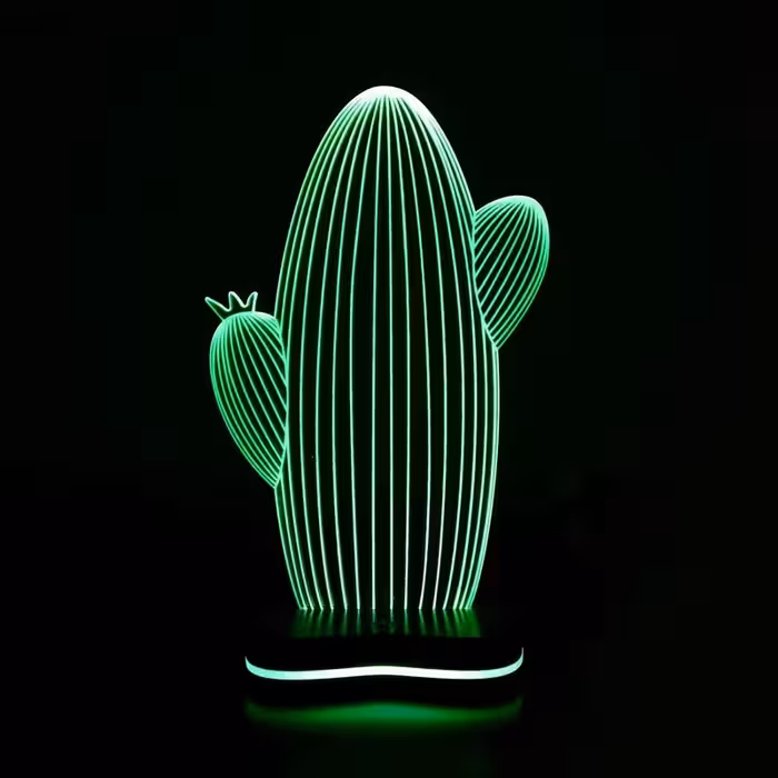 چراغ خواب کاکتوسی چراغ کد 155چراغ تزیینی