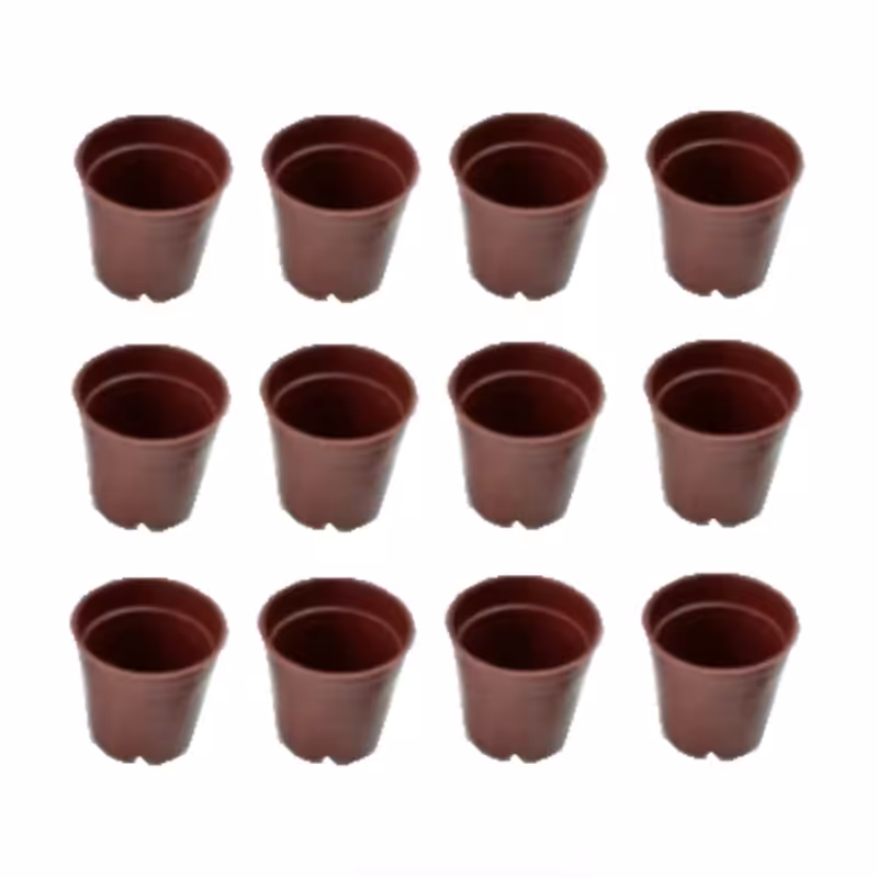 12 عدد گلدان پلاستیکی