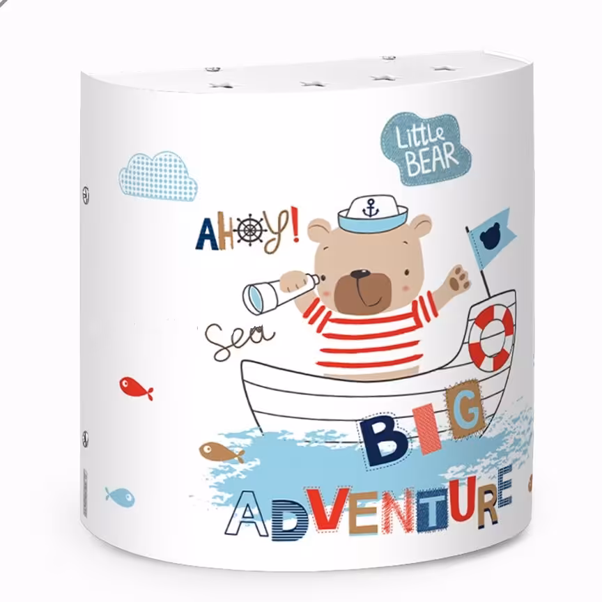 چراغ دیوارکوب اتاق کودک طرح ملوانی کد 7121