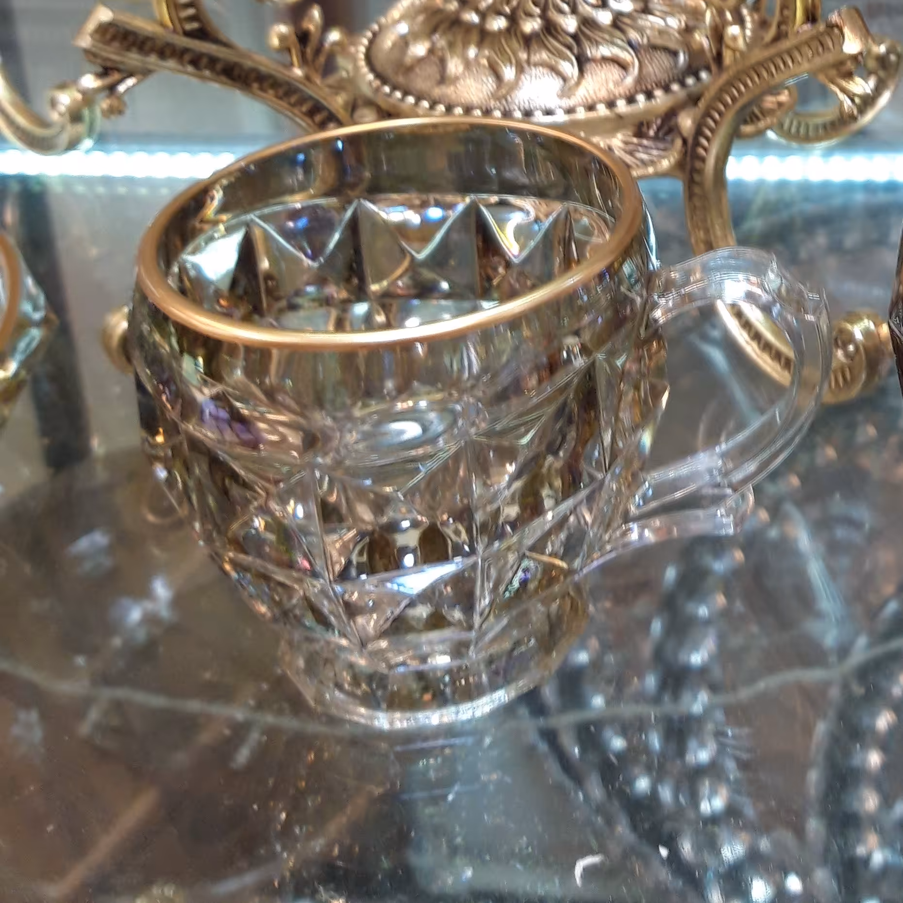 فنجان آکوامارین شامپاینی