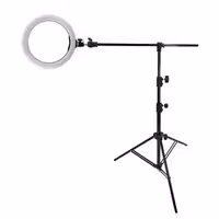 رینگ لایت ریموت دار و همراه با سه پایه T شکل مناسب تولید محتواو... (پس کرایه)