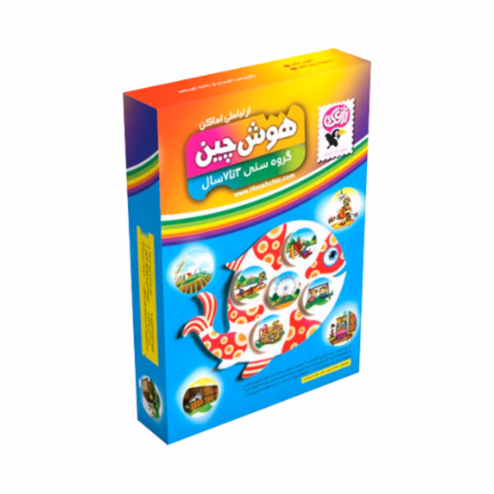 بازی فکری آموزشی هوش چین ارتباطی اماکن گروه سنی 3 تا 7سال 