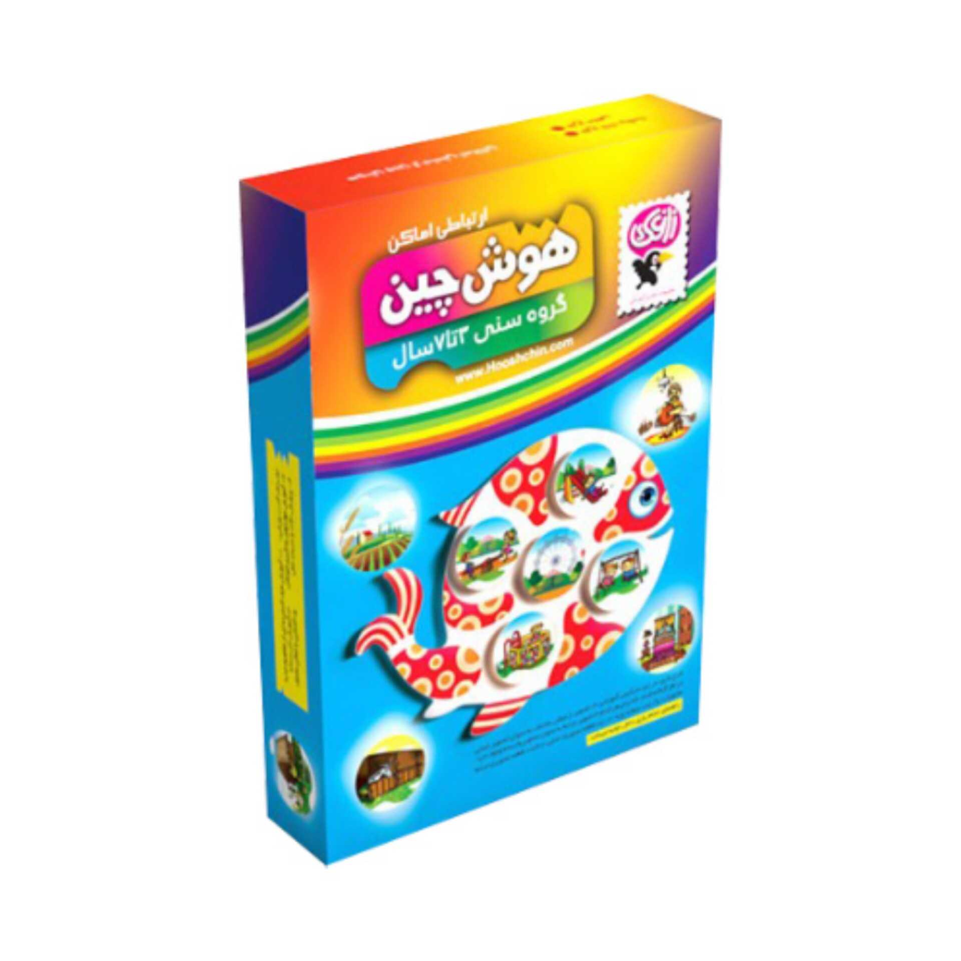 بازی فکری آموزشی هوش چین ارتباطی اماکن گروه سنی 3 تا 7سال
