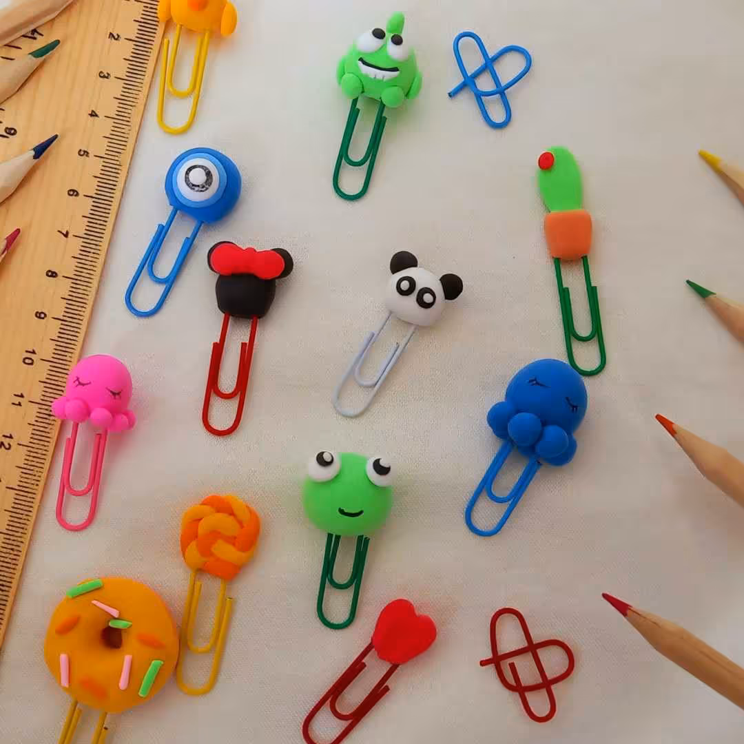 نشان کتاب گیره ایی خمیری فانتزی 