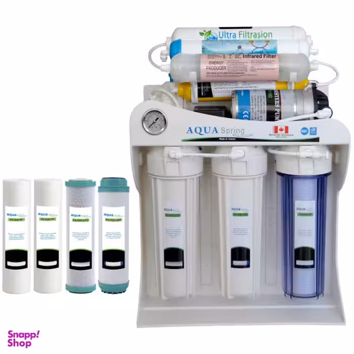 دستگاه تصفیه کننده آب آکوآ اسپرینگ مدل UF - SF4040 + فیلتر بسته 4 عددی
