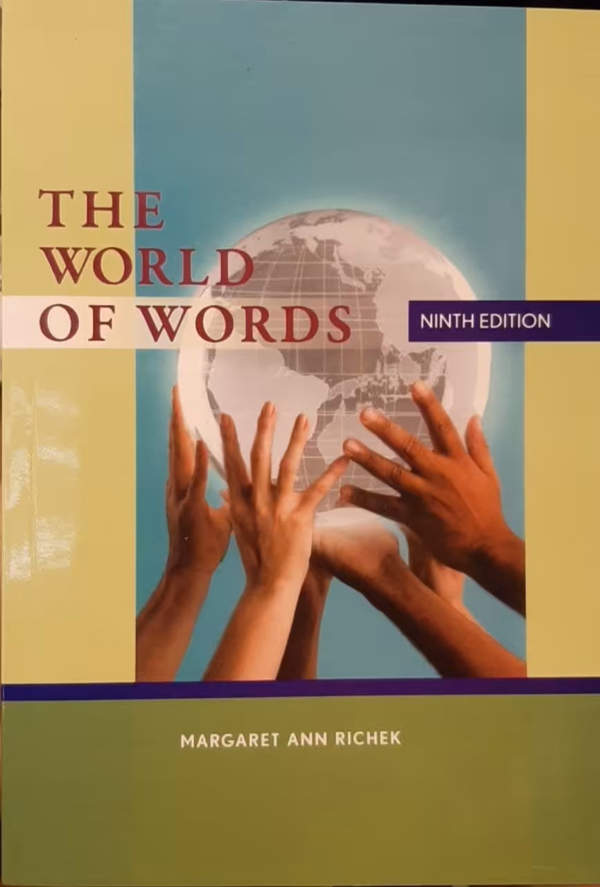کتاب The World of Words 9th edition