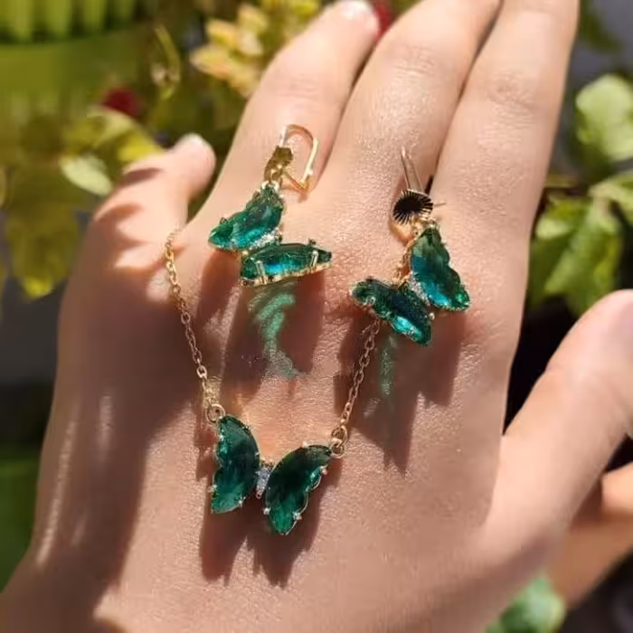 نیم ست پروانه ای