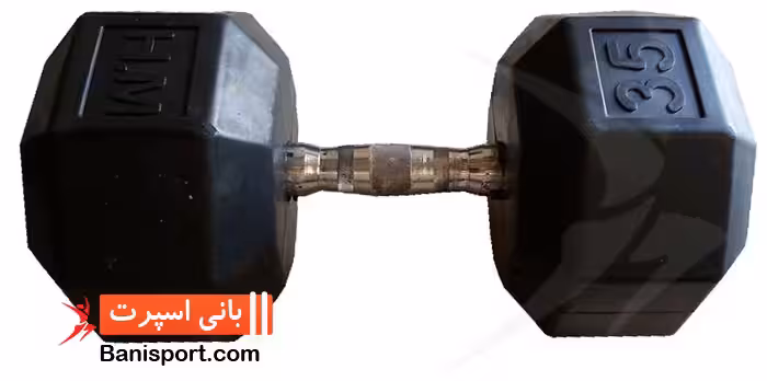 دمبل 8 ضلعی پیشگام 35kg