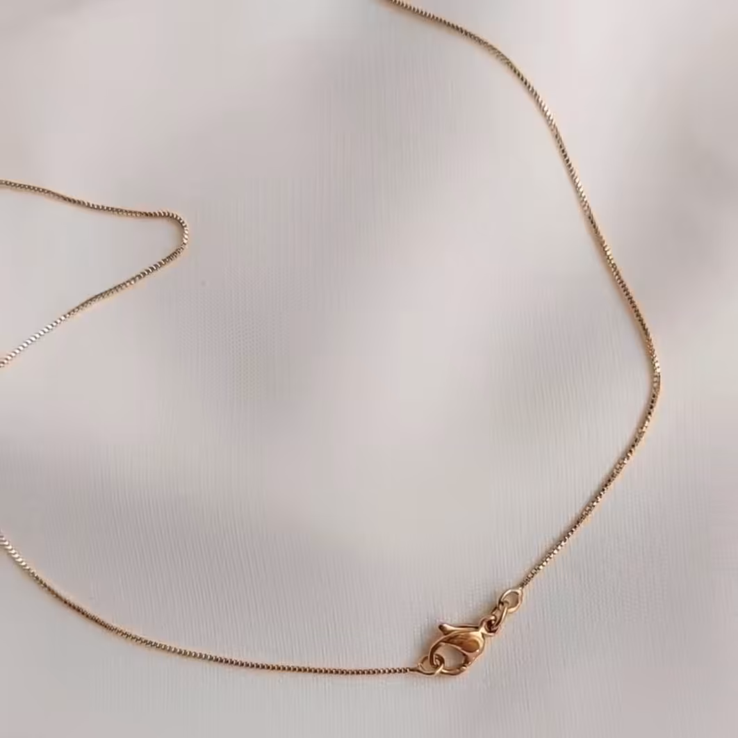 زنجیر ژوپینگ طرح ونیزی ریز 45 سانت، روکش طلا، رنگ ثابت، قفل محکم، مشابه طلا