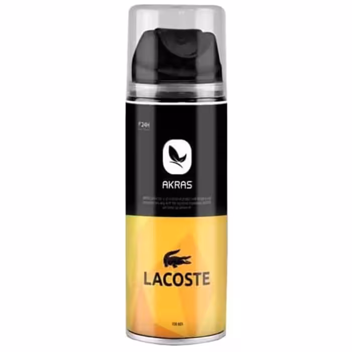 اسپری بدن خوشبوکننده آکراس مردانه مدل لگوست 200 میل AKRAS لاکوست