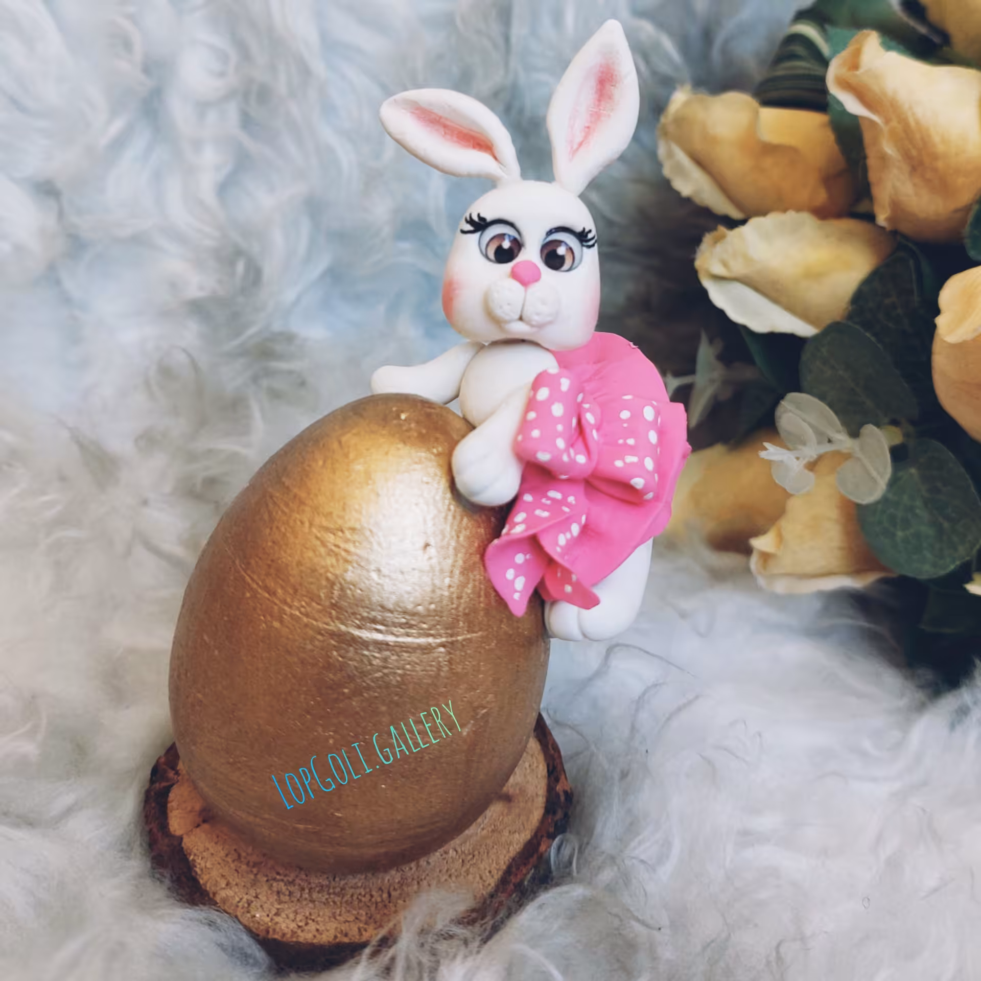 تخم مرغ عروسکی با طرح خرگوش