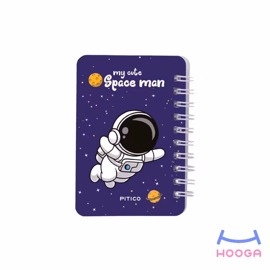 دفترچه یادداشت جیبی طرح فضانورد