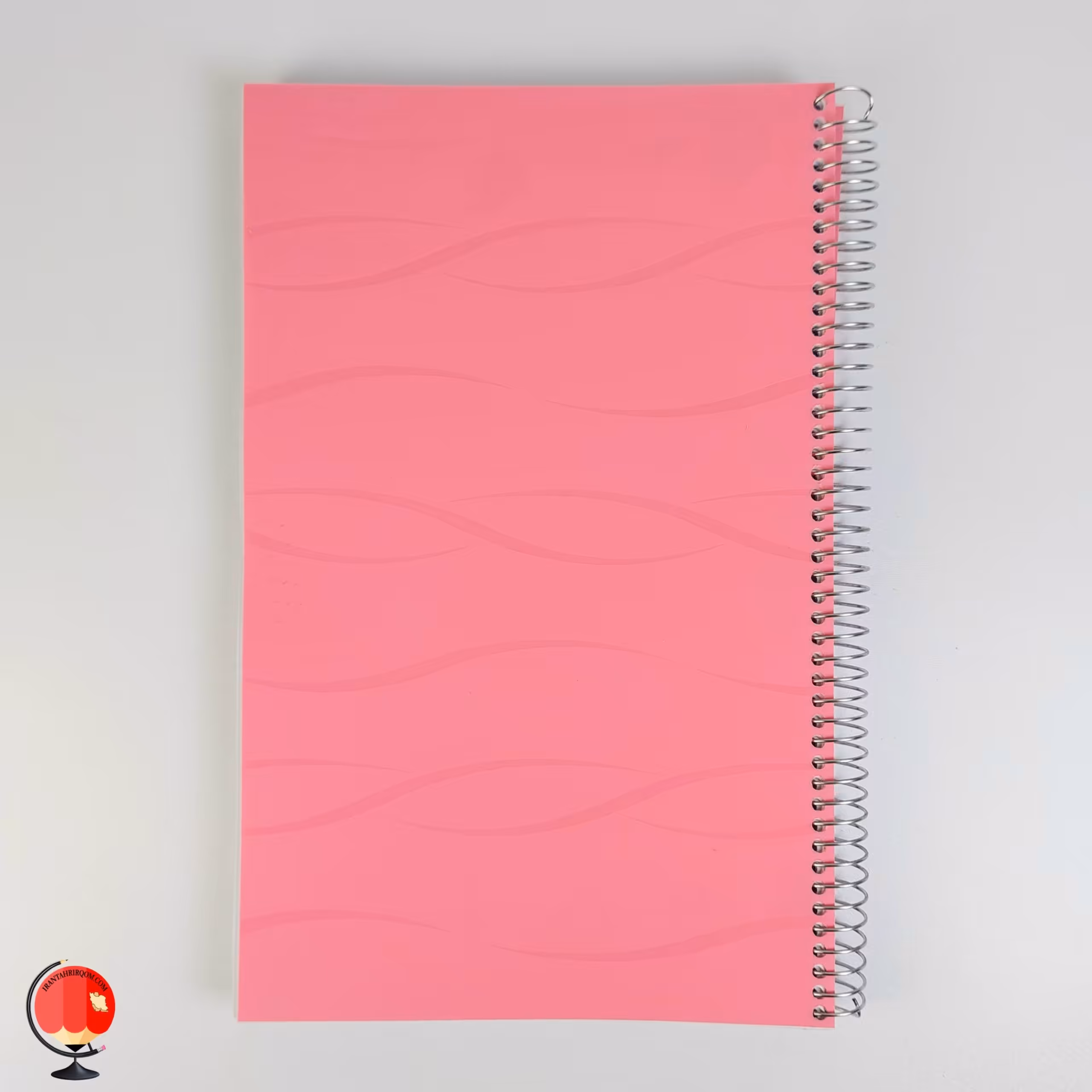 دفتر مشق 100 برگ سیمی رنگی رحلی صورتی