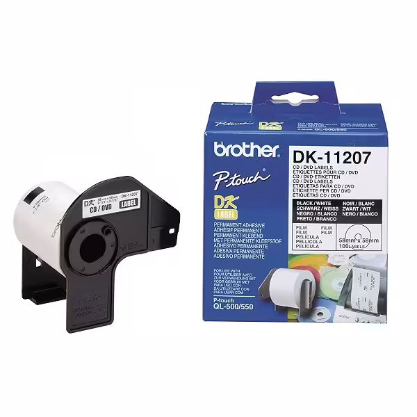 برچسب پرینتر لیبل زن DK-11207 برادر