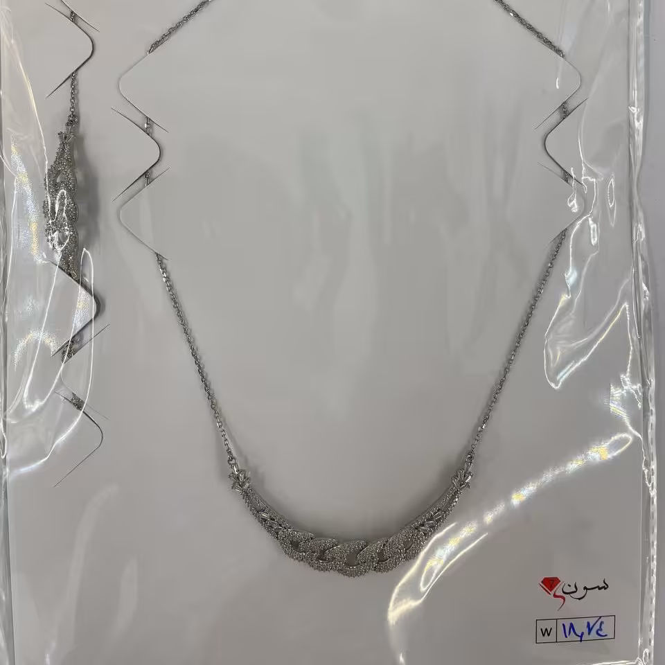 سرویس نقره عیار 925 دارای روکش رادیوم وزن18.74g