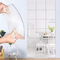 آینه چسبی نشکن طرح مستطیل مدلN