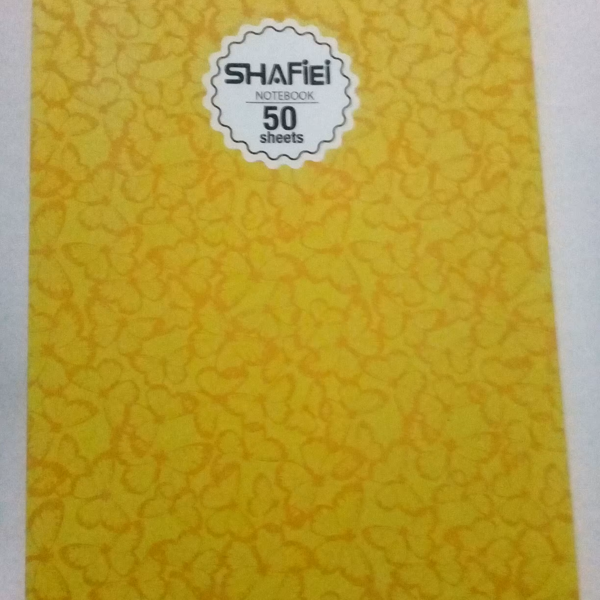 دفتر پنجاه برگ ته چسب
رنگ زرد
برند شفیعی