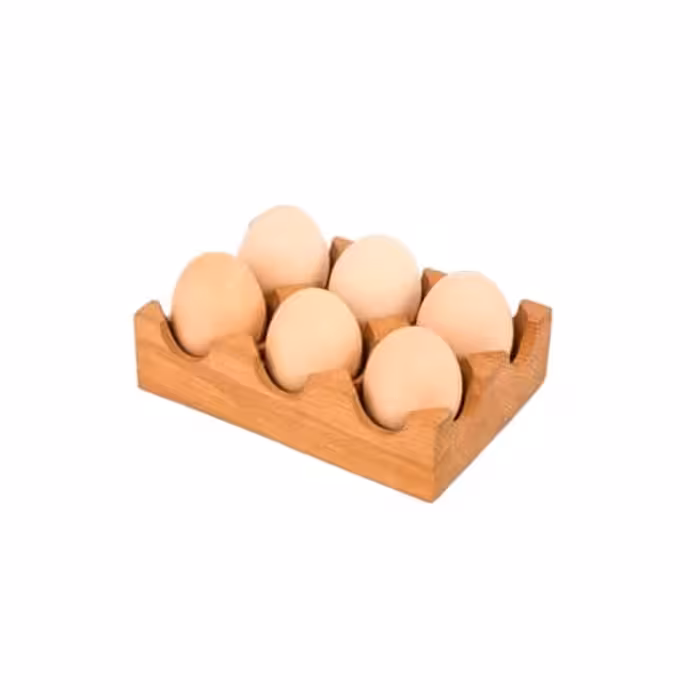 جا تخم مرغی چوبی لیمون