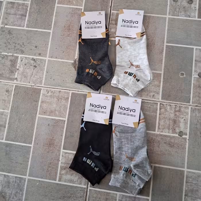 پگ 5 تایی جوراب نخی اسپرت سایز 36تا 40 هست